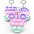 Pop It Fidget Chaveiro de Silicone de Apertar Colorido Anti Stress - Imagem 3