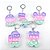 Pop It Fidget Chaveiro de Silicone de Apertar Colorido Anti Stress - Imagem 1