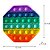 Pop It Fidget Brinquedo De Apertar Anti Stress Sensorial Rainbow - Imagem 5