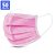 Máscara Descartável de Proteção Tripla Rosa – Face Mask – Caixa com 50 Unidades - Imagem 1