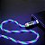 Cabo Magnético Luminoso Led 3 em 1 Carregador USB +Tipo C + iPhone - Imagem 5