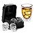 Forma de Gelo de Silicone Caveira Skull 3D - Imagem 1