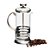 Cafeteira Francesa Prensa Cremeira Café de Inox e Vidro 350 Ml - Imagem 1