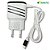 Carregador Turbo de Celular Ultra Rápido 3.1 com 2 Portas USB – V8 ou Tipo C - Imagem 1