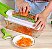 Nicer Dicer Plus Cortador Fatiador e Ralador de Legumes Verduras Frutas - Imagem 2