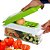 Nicer Dicer Plus Cortador Fatiador e Ralador de Legumes Verduras Frutas - Imagem 8