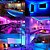 Fita Led Smart Led RGB Colorida P/ TV e Monitor 5 metros Bluethooth com Controle - Imagem 10