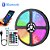 Fita Led Smart Led RGB Colorida P/ TV e Monitor 5 metros Bluethooth com Controle - Imagem 3
