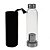 Squeeze Garrafa De Vidro Infusor Inox Neoprene 550ml - Imagem 2