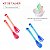 Kit Colher Garfo Silicone Termossensivel Bebê Introdução Alimentar - Imagem 2