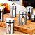 Porta Condimentos Temperos Vidro Inox Com Visor Luxo - Imagem 3