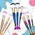 Kit Pincel De Maquiagem Sereia 03 Peças – Cor Sortida - Imagem 1