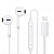 Fone De Ouvido Com Microfone Entrada Lightning Para Iphone - Imagem 1