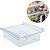 Organizador Geladeira Gaveta Quadrado Frutas Transparente - Imagem 2