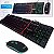 Kit Teclado + Mouse Iluminado LED RGB Semi Mecânico BKG 550 2400 DPI - Imagem 7