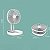 Mini Ventilador de Mesa Retrátil Dobrável - Imagem 11