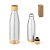 Garrafa em aço inox (90% reciclado) com tampa em bambu 800 mL - Imagem 1
