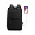 Mochila Executiva USB com 2 Zíperes Frontais e Espaço para Notebook - Imagem 1