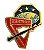 PIN- TRIANGULO SOBRE O GLOBO LÍDER - LD4 - DOURADO GRANDE - Imagem 1