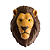 PRENDEDOR 3D - CABEÇA LEÃO - Imagem 1