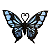 PRENDEDOR 3D - BORBOLETA - Imagem 1
