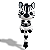 PRENDEDOR 3D ARTICULADO - ZEBRA - Imagem 1
