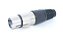 CONECTOR XLR CANNON FEMEA METAL - Imagem 1