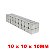 Imã De Neodímio Cubo 10mm x 10mm x 10mm - Imagem 4