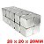 Imã De Neodímio Cubo 20mm x 20mm x 20mm - N42 - Imagem 4