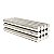 Imã de Neodímio Disco 10mm x 3mm *100 Peças* - Imagem 1