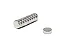 Imã De Neodímio Disco 4mm X 1,5mm - N42 - Imagem 4