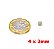 Imã De Neodímio Disco 4mm X 3mm - N42 - Imagem 2