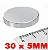 Imã De Neodímio Disco 30mm x 5mm - N42 - Imagem 2