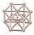 Neocubo Pirâmide Magnética de Neodímio Ø 8mm - 27 Esferas - Prata - Neocube Pirâmide + Lata - Imagem 3