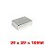 Imã De Neodímio Bloco 30mm x 20mm x 10mm - N42 - Imagem 4