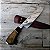 Faca Artesanal Lâmina Inox 8" Cabo em Madeira e Chifre 3 Listras RS - Imagem 2