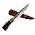 Faca Artesanal Lâmina em Aço Carbono 7" Rustica Brute Forge Cabo em Chifre e Madeira - Imagem 1