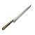 Faca Artesanal Lâmina Inox 8" Cabo Metal Munição .50 Militar - Imagem 7