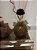 Kit Lavabo dourado/ marrom Luxo - Imagem 3