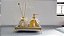 Kit Lavabo dourado vidro perolas - Imagem 2