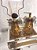 Kit Lavabo luxo ambar/dourado - Imagem 1