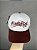 Boné Osascorte Bordado - Strapback - Branco e Vinho - Imagem 4