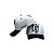 BONÉ GRAU E CORTE 244 - BRANCO COM PRETO - FRENTE TRUCKER - Imagem 3