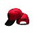 BONÉ GRAU E CORTE 244 - PRETO COM VERMELHO - FRENTE TRUCKER - Imagem 2