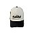 Boné escrita OSASCORTE - DAD HAT -  OFF WHITE ABA PRETA DE CAMURÇA - Imagem 3
