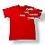 CAMISETA INFANTIL - ESCRITA OSASCORTE LATERAL - VERMELHO COM BRANCO - Imagem 1
