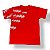 CAMISETA INFANTIL - ESCRITA OSASCORTE LATERAL - VERMELHO COM BRANCO - Imagem 2