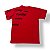 CAMISETA INFANTIL - ESCRITA OSASCORTE LATERAL - VERMELHO COM PRETO - Imagem 2