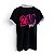 POLO 244 OSASCORTE - PRETA LOGO DEGRADÊ ROSA - Imagem 1