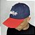 Boné escrita OSASCORTE - DAD HAT -  Aba Curva Vermelha com Azul - Imagem 4